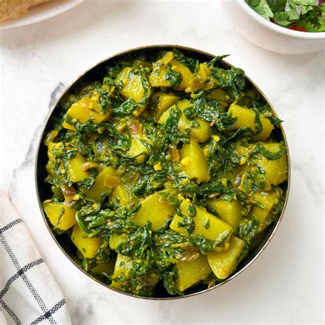 palazk|Aloo Palak .